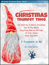 Christmas Trumpet Trios Book 1 P.O.D. cover